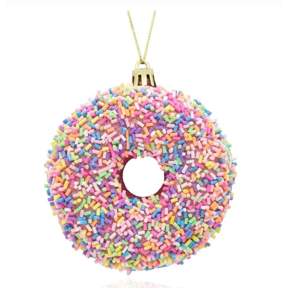 Colorful Sprinkle Donut Ornament